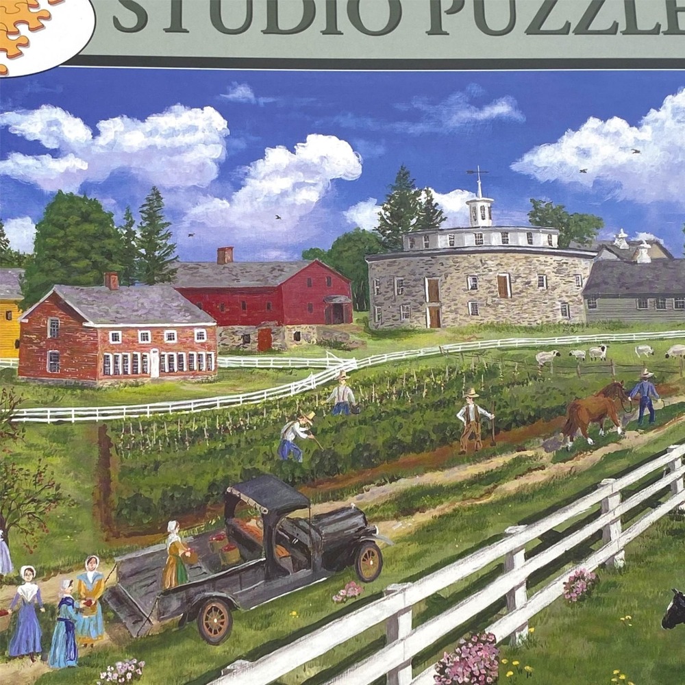 Bits And Pieces Hancock Shaker Village Bob Fair 500 Pieces Puzzle NEW
